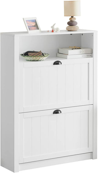 Shoe Cabinet Storage Unit with Drawers - ozily
