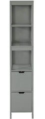 Tall Cabinet Shelf Drawer, Grey - ozily