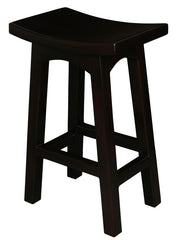 Tokyo Timber Kitchen Counter Stool H 67 cm (Chocolate) - ozily