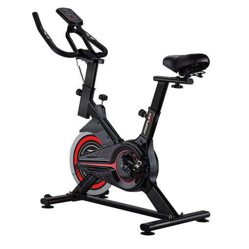 PROFLEX Spin Bike Flywheel Commercial Gym Exercise Home Fitness Red - ozily