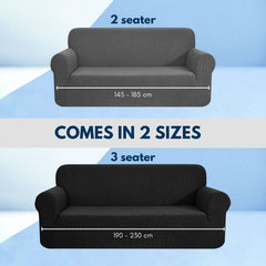 GOMINIMO Velvet Sofa Cover 2 Seater (Blush Brown) HM-SF-105-RD - ozily