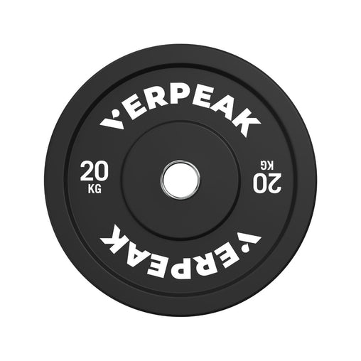 VERPEAK Black Bumper weight plates-Olympic (20kgx1) VP-WP-103-FP / VP-WP-103-LX - ozily
