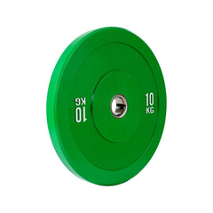 Verpeak Colour Bumper Plate 10KG x 2 Green VP-WP-106-FP - ozily