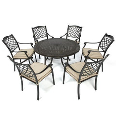 Fiji Metal Outdoor Dining table - ozily