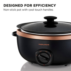 Morphy Richards 3.5l Sear & Stew Slow Cooker - Rose Gold - ozily