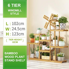 5/6/7 Professional Plant Stand Supplier Multi Tier Flower Rack for Indoor Outdoor - ozily