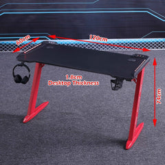 120cm Gaming Desk Desktop PC Computer Desks Desktop Racing Table K-Shaped Leg AU - ozily