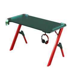 140cm RGB Gaming Desk Desktop PC Computer Desks Desktop Racing Table Office Laptop Home AU - ozily