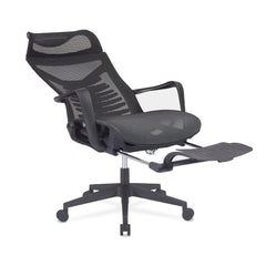EGCX-K339L Ergonomic Office Chair Seat Adjustable Height Deluxe Mesh Chair Back Support Footrest - ozily