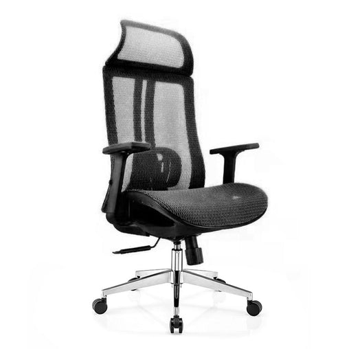 Ergonomic office chair Breathable High-Back Mesh Adjustable Lumbar Support 3D Armrests Tilt Function 360° Rotating Wheels - ozily