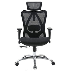 Sihoo M57 Ergonomic Office Chair, Computer Chair Desk Chair High Back Chair Breathable,3D Armrest and Lumbar Support Grey without Footrest - ozily