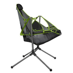 Camping Chair Foldable Swing Luxury Recliner Relaxation Swinging Comfort Lean Back Outdoor Folding Chair Outdoor Freestyle Portable Folding Rocking Chair Black - ozily