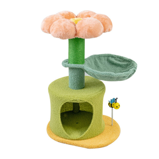 Cat Tree Scratching Post House Condo Furniture Feline Scratcher Tower Toys - ozily