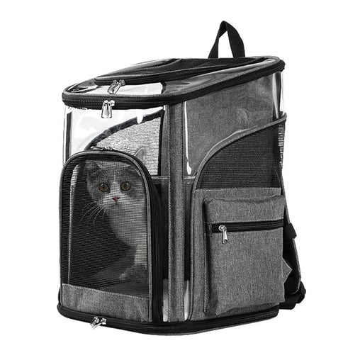 LIFEBEA Cat Pet Carrier Backpack - Dog Puppy Travel Space Carrier Bag - Intimate Design & Easy Access for Pets - Breathable & Soft Backpacks - Ideal Use for Outdoor Trip (S) - ozily