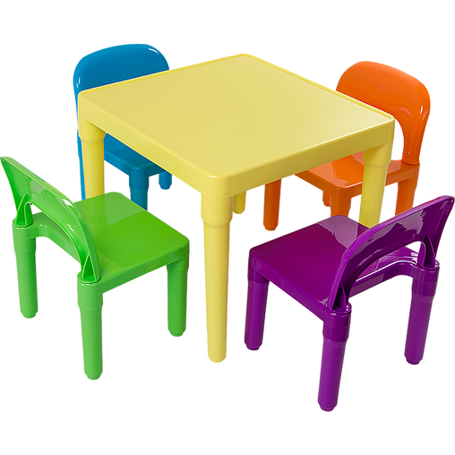 Kids Table and Chairs Play Set Toddler Child Toy Activity Furniture In-Outdoor - ozily