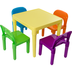 Kids Table and Chairs Play Set Toddler Child Toy Activity Furniture In-Outdoor - ozily