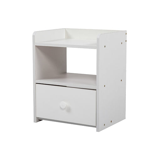 Bedside Tables Drawers Side Table Bedroom Furniture Nightstand White Unit - ozily