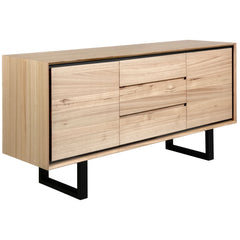 Aconite Buffet Table 180cm 2 Door 3 Drawer Solid Messmate Timber Wood - Natural Furniture > Living Room V315-VOD-OHIO-02 Online Furniture