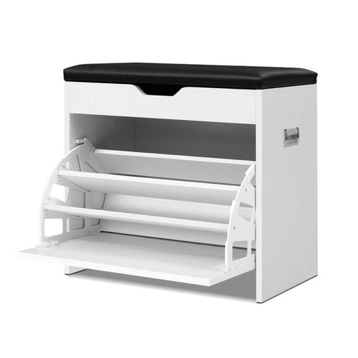 Adjustable 3 Tier Storage Cupboard - White - ozily