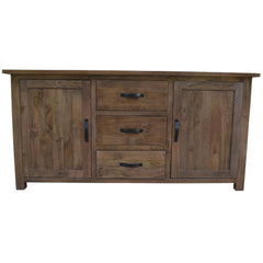 Aksa Buffet Table 175cm 2 Door 3 Drawer Solid Mango Timber Wood Furniture > Living Room V315-VOD-BOMB-02 Online Furniture