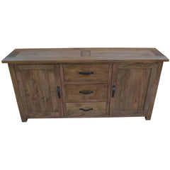 Aksa Buffet Table 175cm 2 Door 3 Drawer Solid Mango Timber Wood Furniture > Living Room V315-VOD-BOMB-02 Online Furniture