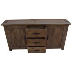 Aksa Buffet Table 175cm 2 Door 3 Drawer Solid Mango Timber Wood Furniture > Living Room V315-VOD-BOMB-02 Online Furniture