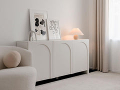 Arch 3 Doors Sideboard Buffets & Sideboards ARH-SB160-WHT Online Furniture