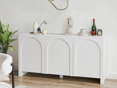 Arch 3 Doors Sideboard Buffets & Sideboards ARH-SB160-WHT Online Furniture