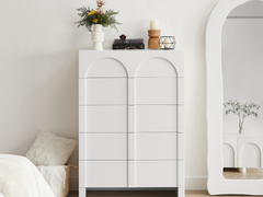 Arch 5 Chest of Drawers Dressers ARH-5DC80-WHT Online Furniture