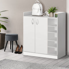 Artiss 2 Doors Shoe Cabinet Storage Cupboard - White Home & Garden > Storage FURNI-SHOE-21-WH-AB Online Furniture