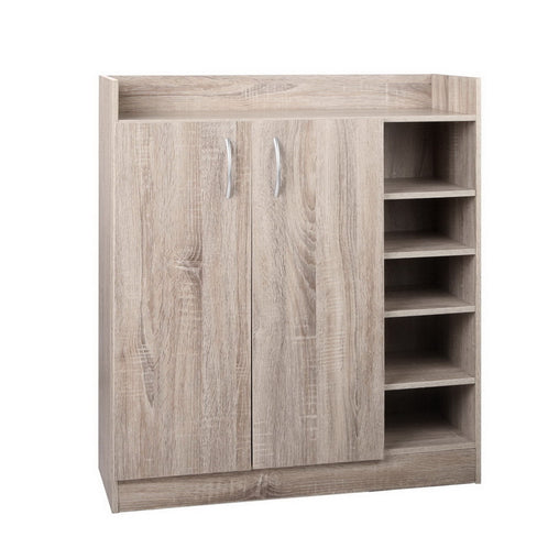 Artiss 2 Doors Shoe Cabinet Storage Cupboard - Wood Home & Garden > Storage FURNI-SHOE-21-WD-AB Online Furniture