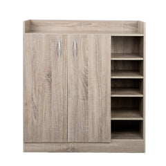 Artiss 2 Doors Shoe Cabinet Storage Cupboard - Wood Home & Garden > Storage FURNI-SHOE-21-WD-AB Online Furniture