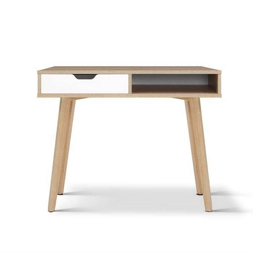 Artiss 2 Drawer Wood Computer Desk - ozily