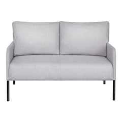 Artiss Armchair 2-Seater Sofa Accent Chair Loveseat Grey Linen Fabric Metal Leg Furniture > Bar Stools & Chairs UPHO-B-ARM08-2S-FB-GY Online Furniture