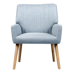 Artiss Armchair Fabric Blue Grey Sebastini Furniture > Living Room UPHO-C-ARM-5098-GY Online Furniture