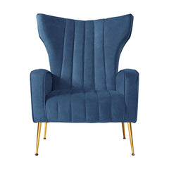 Artiss Armchair Lounge Accent Chairs Armchairs Chair Velvet Sofa Navy Blue Seat Furniture > Living Room UPHO-C-ARM-8035-NA Online Furniture