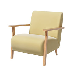 Artiss Armchair Velvet Yellow Olie Furniture > Bar Stools & Chairs UPHO-B-ARM07-VEL-YE Online Furniture