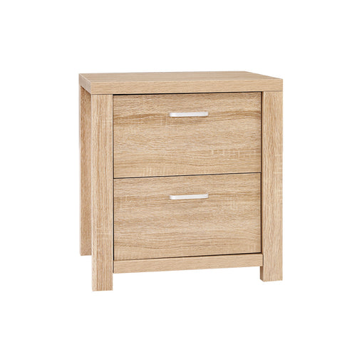 Artiss Bedside Table Lamp Side Tables Drawers Nightstand Unit Beige Wood Furniture > Bedroom FURNI-N-MAXI-BS01-WD Online Furniture