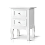 Artiss Bedside Tables Drawers Side Table French Storage Cabinet Nightstand Lamp