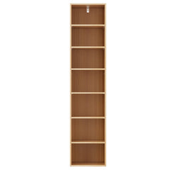 Artiss Bookshelf 7 Tiers MILO Pine Furniture > Living Room FURNI-Q-BSHELF-02-WD Online Furniture