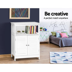 Artiss Buffet Sideboard Cabinet Kitchen Bathroom Storage Cupboard Hallway White Shelf Furniture > Living Room FURNI-P-SIDE60-WH Online Furniture