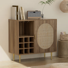 Artiss Buffet Sideboard with Wine Rack - ANYA Furniture > Living Room FUR-U-SIDE-RAT-01-WD-AB Online Furniture