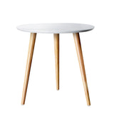 Artiss Coffee Table Round Side End Tables Bedside Furniture Wooden Scandinavian