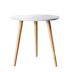 Artiss Coffee Table Round Side End Tables Bedside Furniture Wooden Scandinavian Furniture > Living Room FURNI-COFI338-TAB Online Furniture