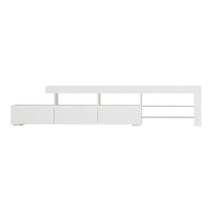 Artiss Entertainment Unit TV Cabinet LED 215cm White Caya Furniture > Living Room FURNI-Q-LED-TV215-WH-AB Online Furniture