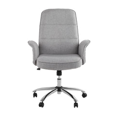 Artiss Fabric Office Chair Grey Furniture > Bar Stools & Chairs OCHAIR-1225-GY Online Furniture