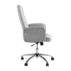 Artiss Fabric Office Chair Grey Furniture > Bar Stools & Chairs OCHAIR-1225-GY Online Furniture