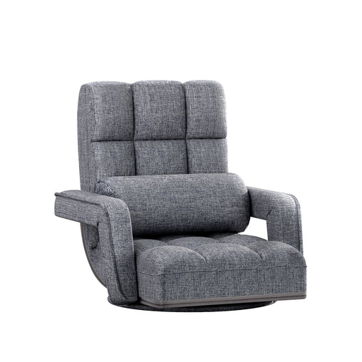 Artiss Floor Lounge Sofa Bed Swivel Grey Furniture > Living Room FLOOR-0163-GY Online Furniture