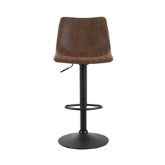Artiss Kitchen Bar Stools Gas Lift Stool Chairs Swivel Barstools Vintage Fabric Furniture > Bar Stools & Chairs BA-K-0224-BRX2 Online Furniture