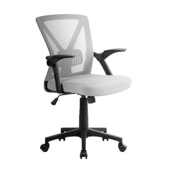 Artiss Office Chair Gaming Executive Computer Chairs Study Mesh Seat Tilt Grey - ozily